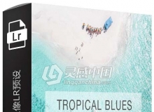 热带蓝调旅行人像Lightroom预设+手机版lr预设 Tropical Blues Pack