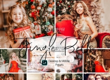 10款圣诞节摄影LR预设+移动APP预设  10 Christmas Lightroom Presets