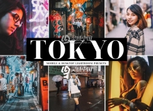 东京日系街拍人文风光LR预设/APP预设 Tokyo Lightroom Presets