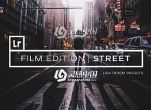 城市街头电影哑光黑金效果Lightroom预设 100+ Film Street Lightroom