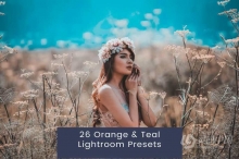 26种橙青色电影外观Lightroom预设 Orange & Teal Look Lightroom Presets