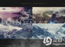 史诗视差电影视频宣传片AE模板 VideoHive Epic Opener Cinematic Slideshow