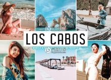 洛斯卡沃斯夏季旅拍人像LR预设+APP预设 Los Cabos Lightroom Presets