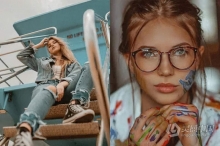 通透棕褐色艺术人像后期调色LR预设 Lightroom Mobile Light & Airy 2022