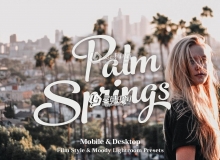 旅行摄影LR预设+APP预设 Palm Springs - Lightroom Presets