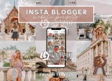 Instagram网红博客旅拍人像Lightroom预设+手机Lightroom APP预设
