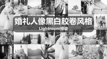 LR预设 科迪和奥斯汀婚礼人像黑白胶卷Lightroom预设 Goodlight Presets pack2 BW