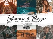 INS网红博客旅拍人像电影色调LR预设 Influencer & Blogger Vol. 2