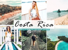 哥斯达黎加旅拍明亮色调LR预设/手机LR预设 Costa RicaLightroom