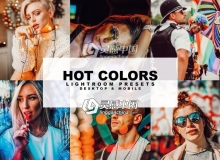 浓郁色彩增强人像后期Lightroom预设下载Hot Colors Presets