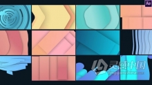 AE模板 Abstract Shape Transitions 14组抽象形状动画过渡视频转场 AE工程 AE文件