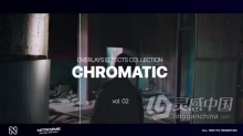 AE模板-色差元素色彩效果叠加AE模板下载 Chromatic Effects Overlays Collection Vol. 02