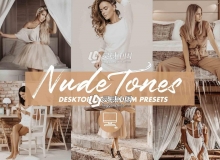 INS网红博主裸色人像LR预设 NUDE TONES目前最时尚Lightroom预设