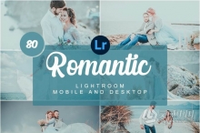 罗曼蒂克婚纱摄影调色LR预设 Romantic Mobile and Desktop PRESETS