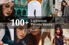 100+旅拍人像VSCO电影胶片美食摄影LR预设合集 100+ Lightroom Presets Bundle