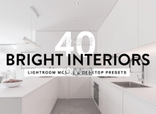 明亮通透室内设计后期Lightroom预设 Bright Interior Lightroom Preset