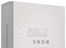 Lens Distortions系列自然光元素飘雪效果PS动作+50组飘雪效果素材 Snow