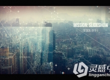 美丽完美点线幻灯片影视片头AE模板 Videohive Mission - Slideshow