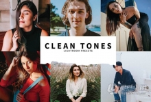 干净通透电影色调人像Lightroom预设 Clean Tones Lightroom Presets