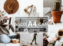 VSCOCam A4色调ins博主Lightroom预设 VSCO Cam A4 Inspired LR