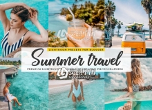 夏季旅行网红博主Lightroom预设 Summer Travel Blogger Lightroom
