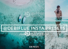 热带旅行海滩风景摄影Lightroom预设 blogger@debiflue inspired LR