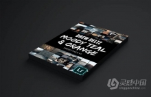 LR预设 喜怒无常的蓝绿色风光人像照片增强LR预设 DD Lr Moody Teal & Orange Preset Pack