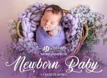新生婴儿调色美白润饰LR预设/APP预设 Newborn Baby Mobile Presets