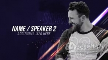 会议活动发言人演讲者介绍舞台演员宣传视频PR模板下载 Speakers' Intro