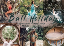 巴黎旅拍复古胶片LR预设+手机lr预设 BALI HOLIDAY | Lightroom Presets