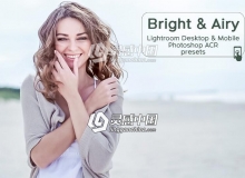 明亮通透Lightroom预设+手机版预设+ACR预设 Bright & Airy Lightroom