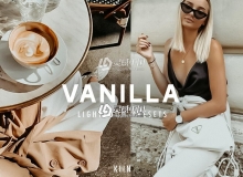 香草冰淇淋色调INS人像LR预设/移动APP预设VANILLA Lightroom PRESETS