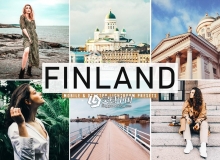 芬兰旅拍明亮温暖色调LR预设/手机LR预设 Finland Lightroom Presets