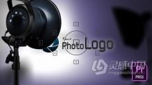 PR模板-摄影工作室标志动画数码相机镜头捕捉按下快门LOGO展示片头工程文件下载