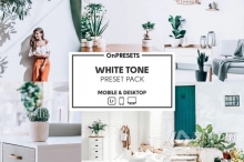 INS清新明亮室内产品摄影Lightroom预设 OnPresets-WHITE TONE