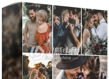 LR排版拼贴模板预设 Kathi and Chris Collagenvorlagen Moodboards 2018