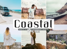旅拍通透温暖金色调LR预设+移动APP预设 Coastal Lightroom Presets