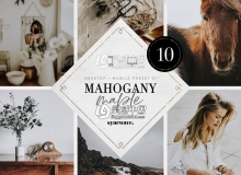 桃花心木和枫木调色LR预设+LR移动预设Mahogany & Maple Lightroom Presets