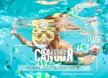 海滩水下摄影移动手机版LR预设 Mobile Lightroom Preset Cancun