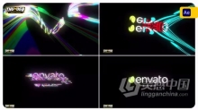 AE模板-快速rgb拆分彩色故障标志Quick Glitch Logo Reveal AE模板下载