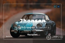 LR预设 复古汽车HDR胶片Lightroom预设/移动APP滤镜 Jhonson Lightroom Preset