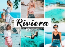 里维埃拉夏日旅拍人像LR预设+移动APP预设 Riviera Lightroom Presets