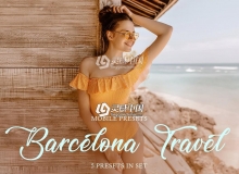 巴塞罗那旅拍通透暖色手机版Lightroom预设/手机预设 Barcelona Travel Mobile Presets