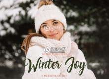 冬季通透人像风景LR预设/手机LR预设 Winter Joy Mobile Presets