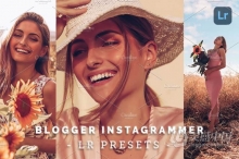 Insta时尚博客人像后期LR预设/手机APP滤镜 Blogger instagrammer – Lr Presets