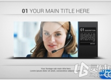 商务企业工作宣传AE模板 Videohive Clean Slideshow