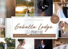 20组梦幻婚礼婚纱Lightroom预设 Lightroom Wedding Presets | Gabatta