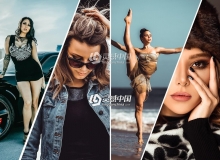 丰富的电影感外拍人像LR预设+手机APP预设Lightroom Portait Presets