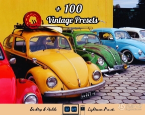 100+复古胶片电影LR预设 Retro Film–100+ Vintage Lightroom Presets
