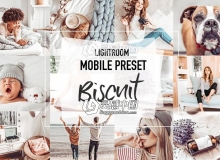 清新通透明亮人像后期手机版Lightroom预设 BISCUIT Lightroom Presets